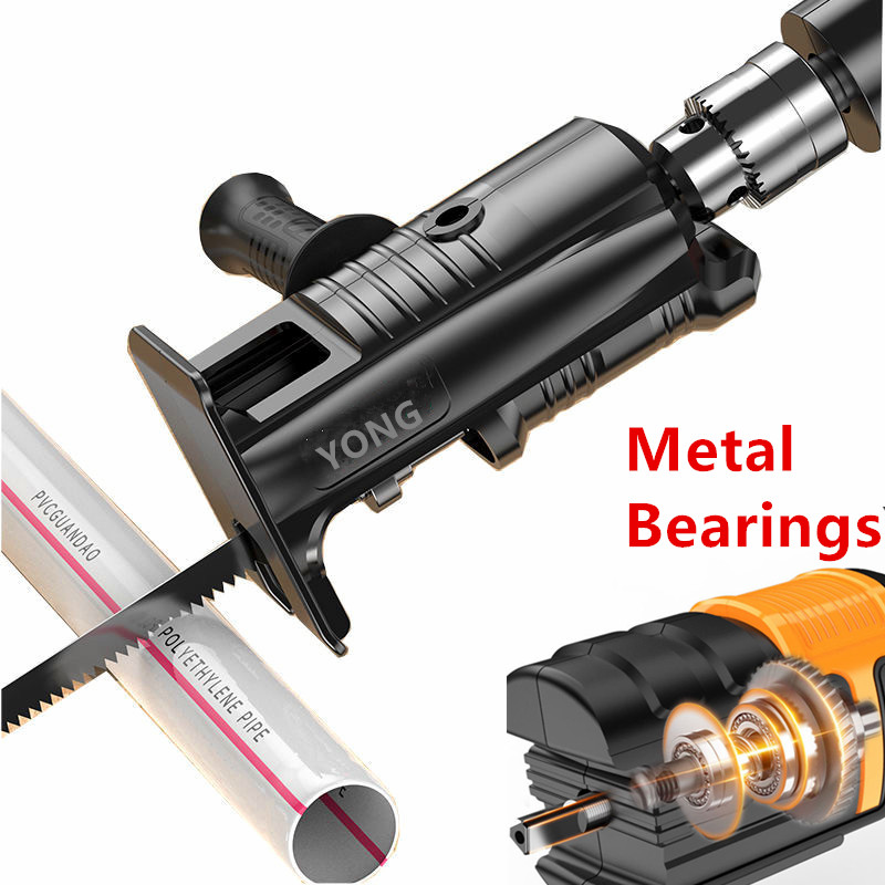 電気ドリルをレシプロソーアダプターに改造したドライバー変換ヘ - Metal Saw Reciprocating のレビューと価格