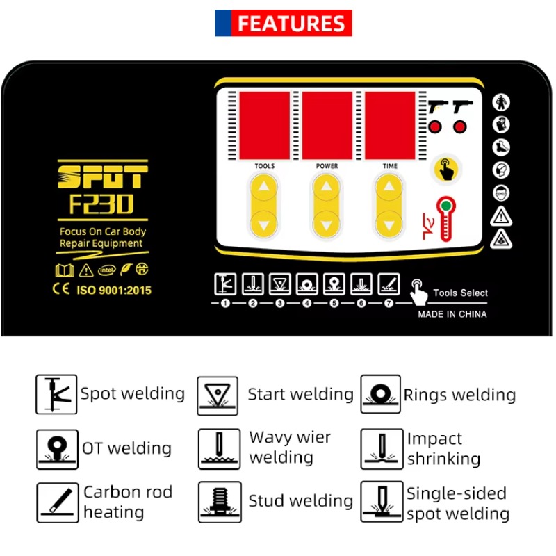 F230自動車修理機器工場電動デントプーラースポット溶接機鋼 - Dent Repair Puller のレビューと価格