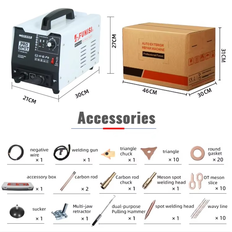 プロ用自動車修理機 デントプーラー スポット溶接機 車修理用 - Dent Repair Puller のレビューと価格
