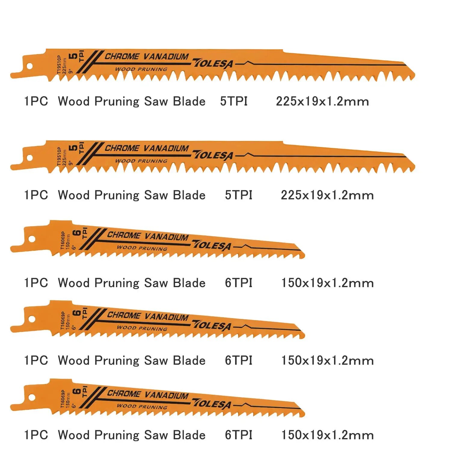 TOLESA 10 個往復バイメタル鋸刃木材剪定 PVC 切 - Metal Saw Reciprocating のレビューと価格