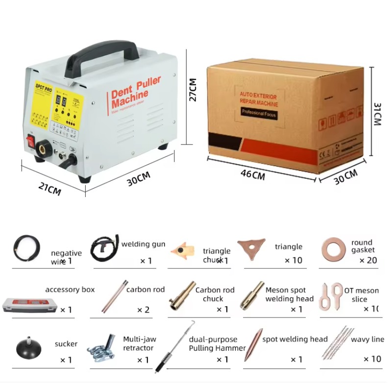 自動車板金デントプーラー スポット溶接機 車の凹み修理装置  - Dent Repair Puller のレビューと価格