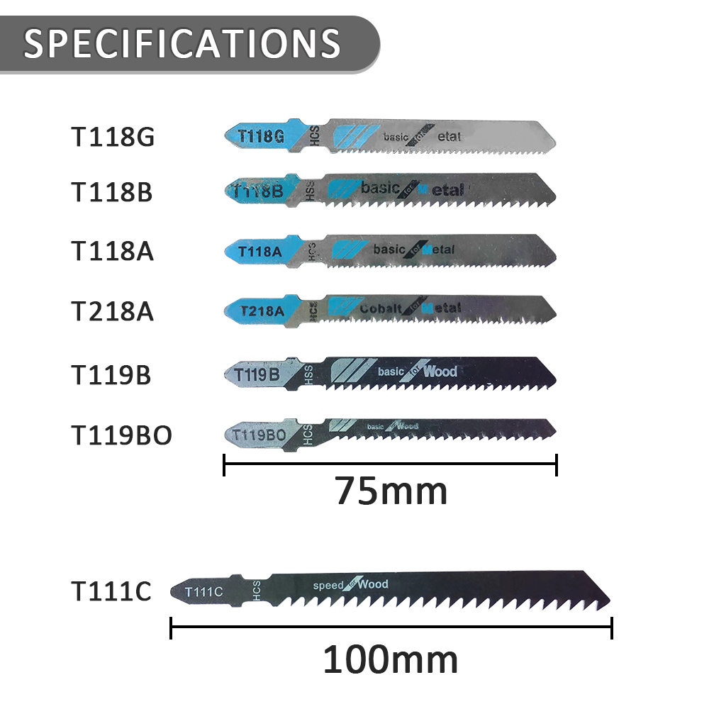 35ピースジグソーブレードセット、混合HCSレシプロソーブレ - Metal Saw Reciprocating のレビューと価格
